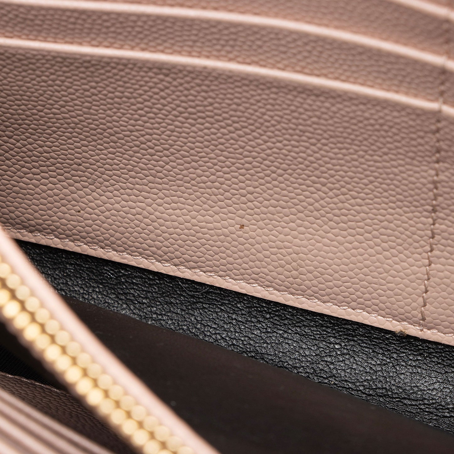 Saint Laurent Matelasse Grain de Poudre Monogram Chain Wallet 7n2Rsg