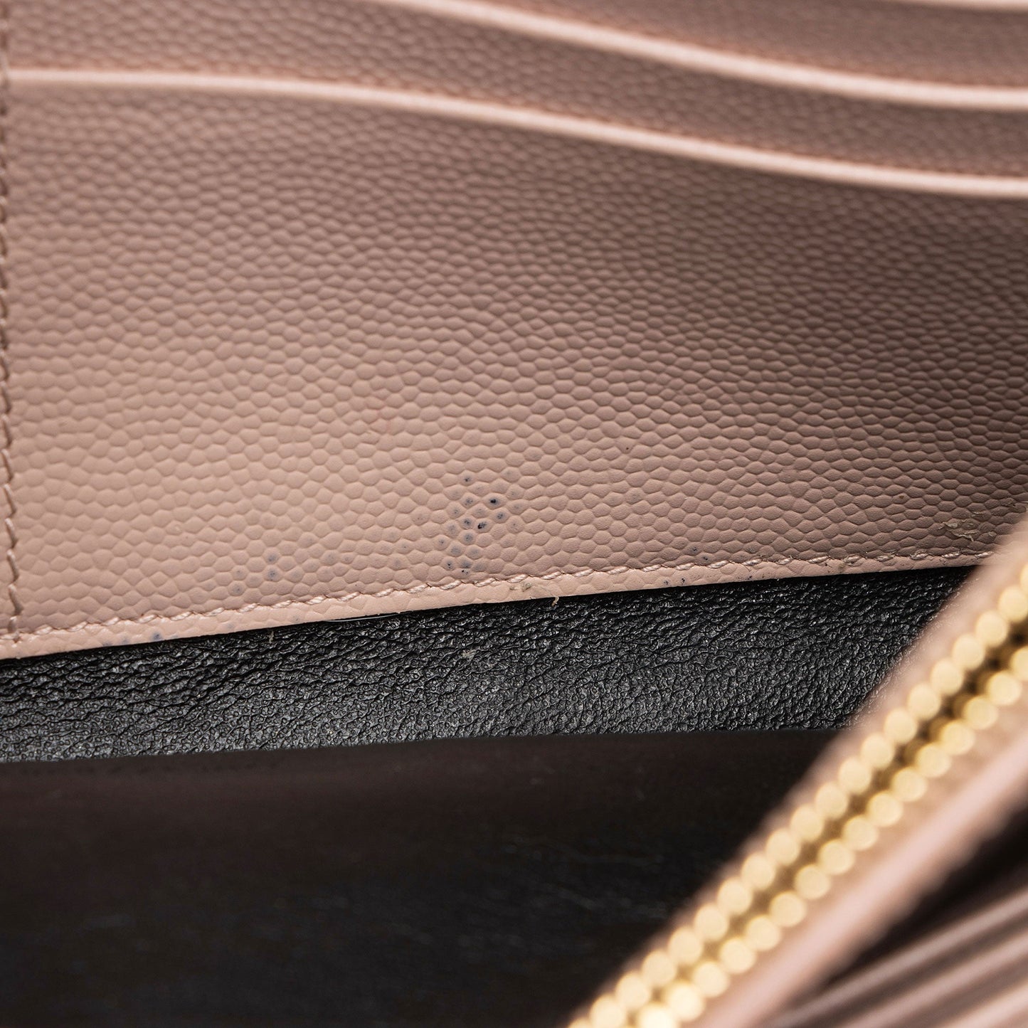 Saint Laurent Matelasse Grain de Poudre Monogram Chain Wallet 7n2Rsg