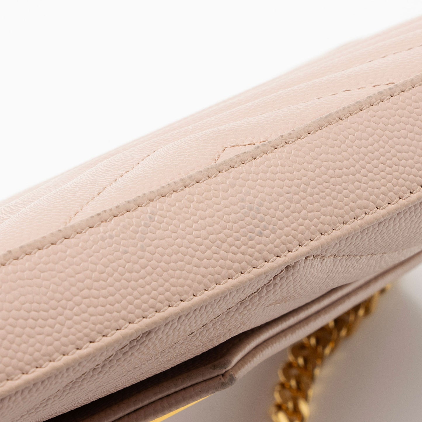 Saint Laurent Matelasse Grain de Poudre Monogram Chain Wallet 7n2Rsg