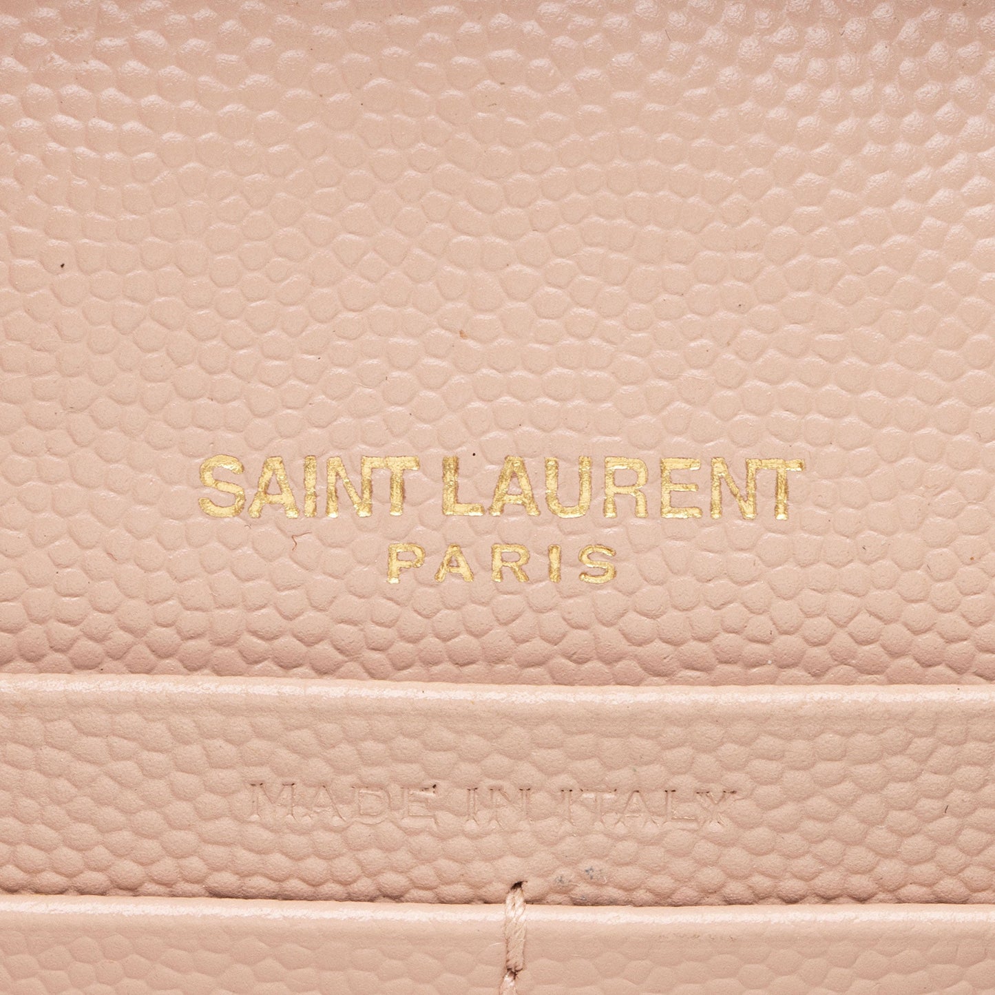 Saint Laurent Matelasse Grain de Poudre Monogram Chain Wallet 7n2Rsg