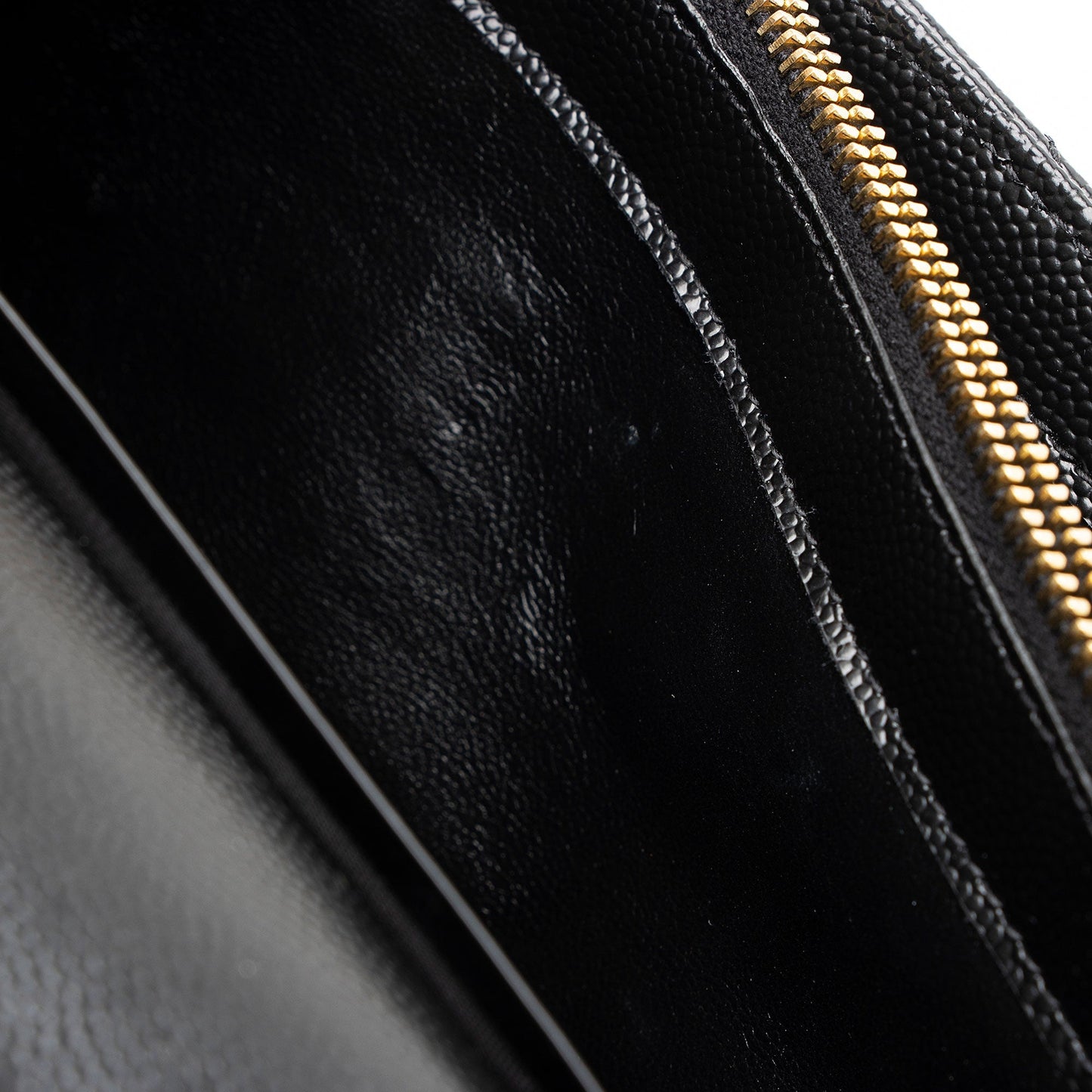 Saint Laurent Matelasse Grain de Poudre Monogram Chain Wallet uoMWdL