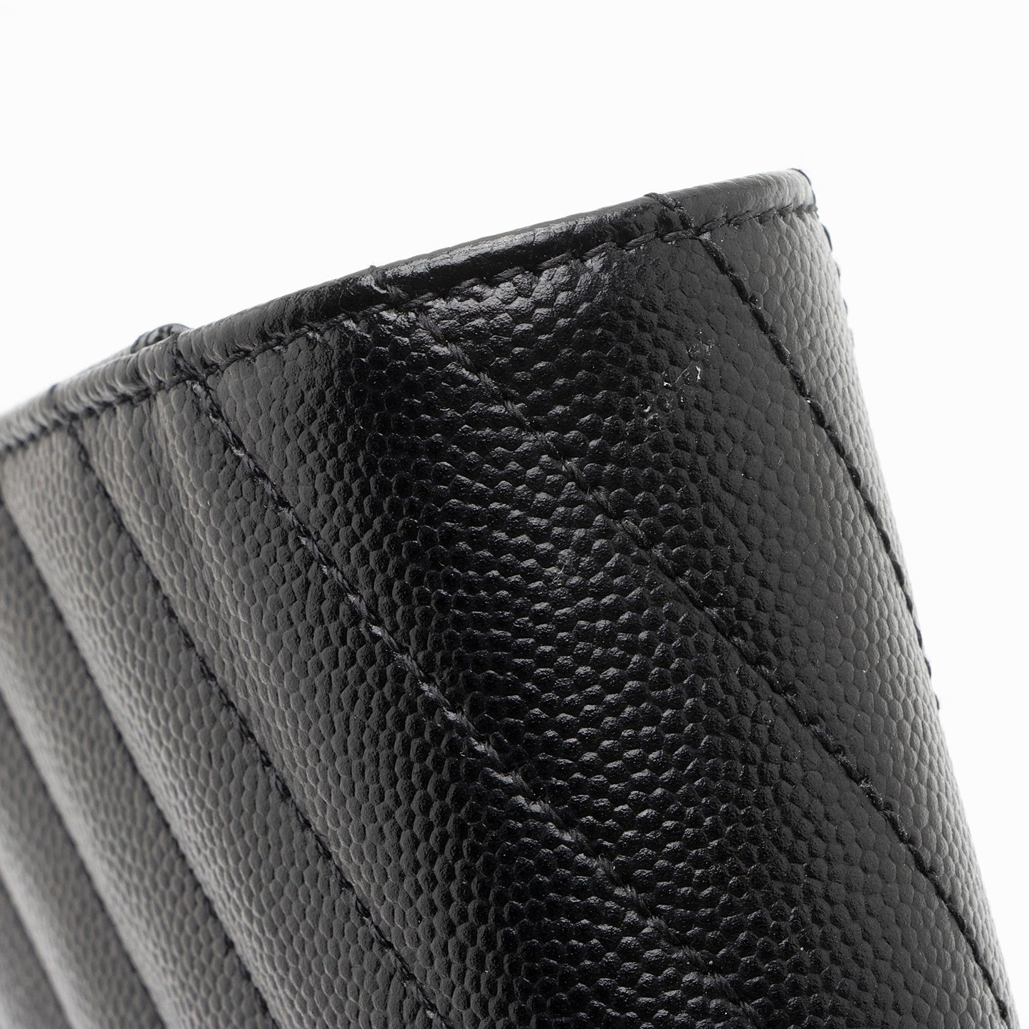 Saint Laurent Matelasse Grain de Poudre Monogram Chain Wallet oGbOur