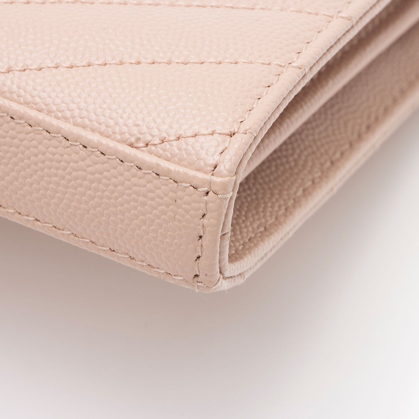 Saint Laurent Matelasse Grain de Poudre Monogram Chain Wallet dl9giW