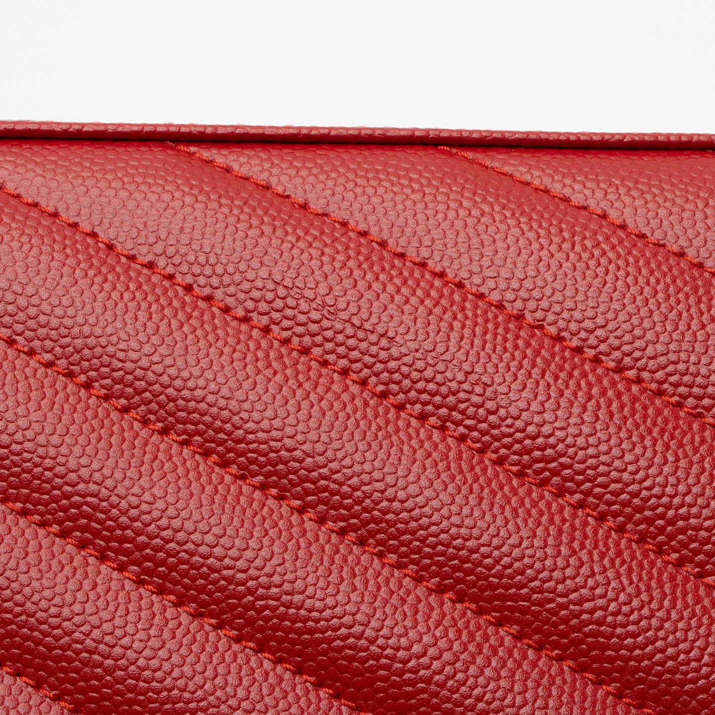 Saint Laurent Matelasse Grain de Poudre Monogram Chain Wallet HJdOSr