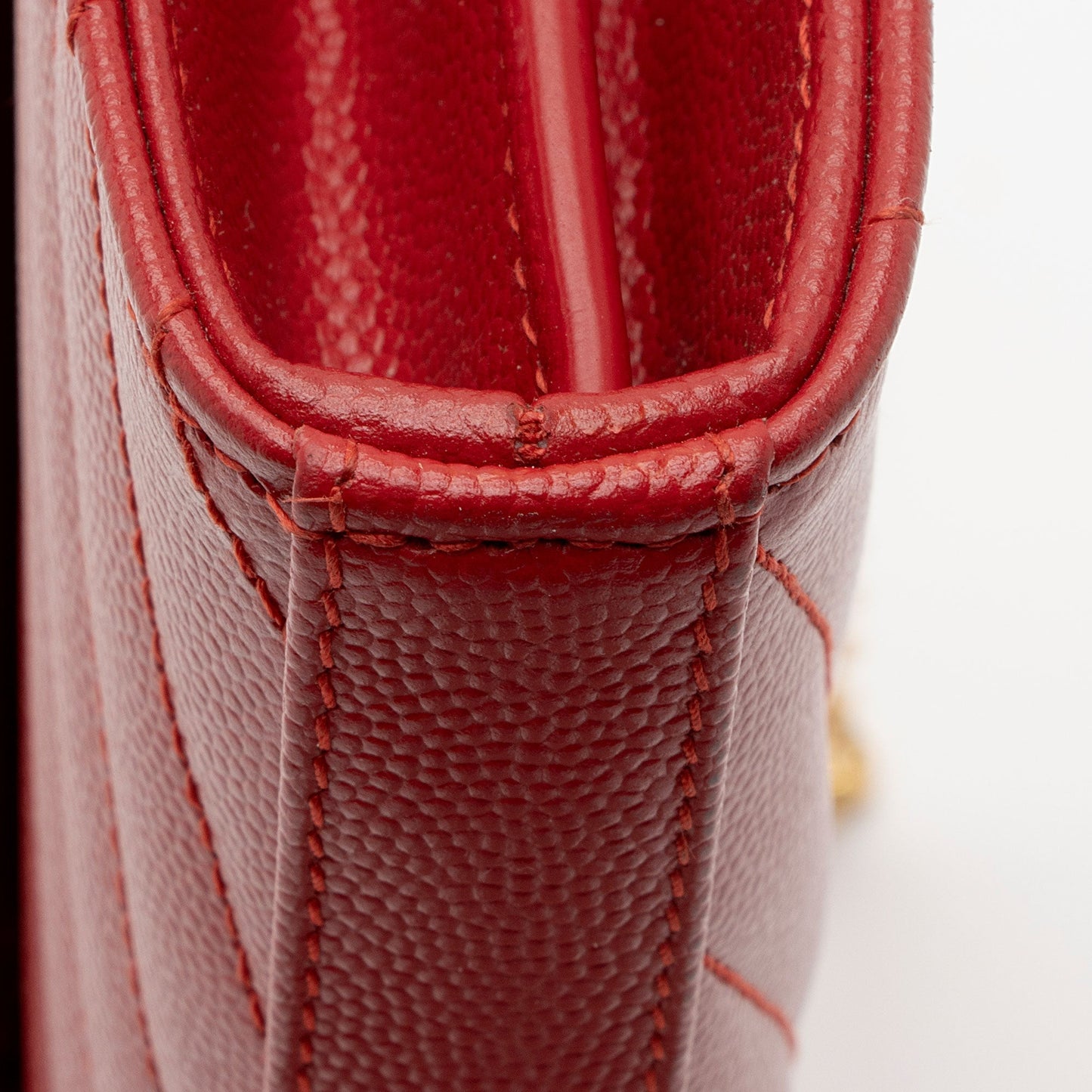 Saint Laurent Matelasse Grain de Poudre Monogram Chain Wallet HJdOSr