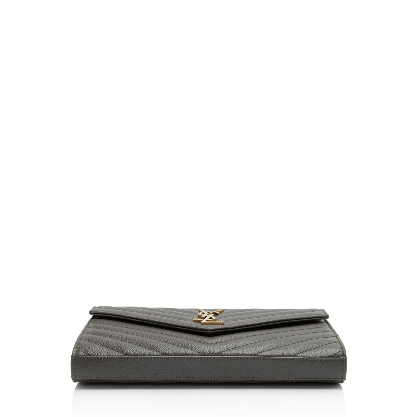 Saint Laurent Matelasse Grain de Poudre Monogram Chain Wallet zFHDtw