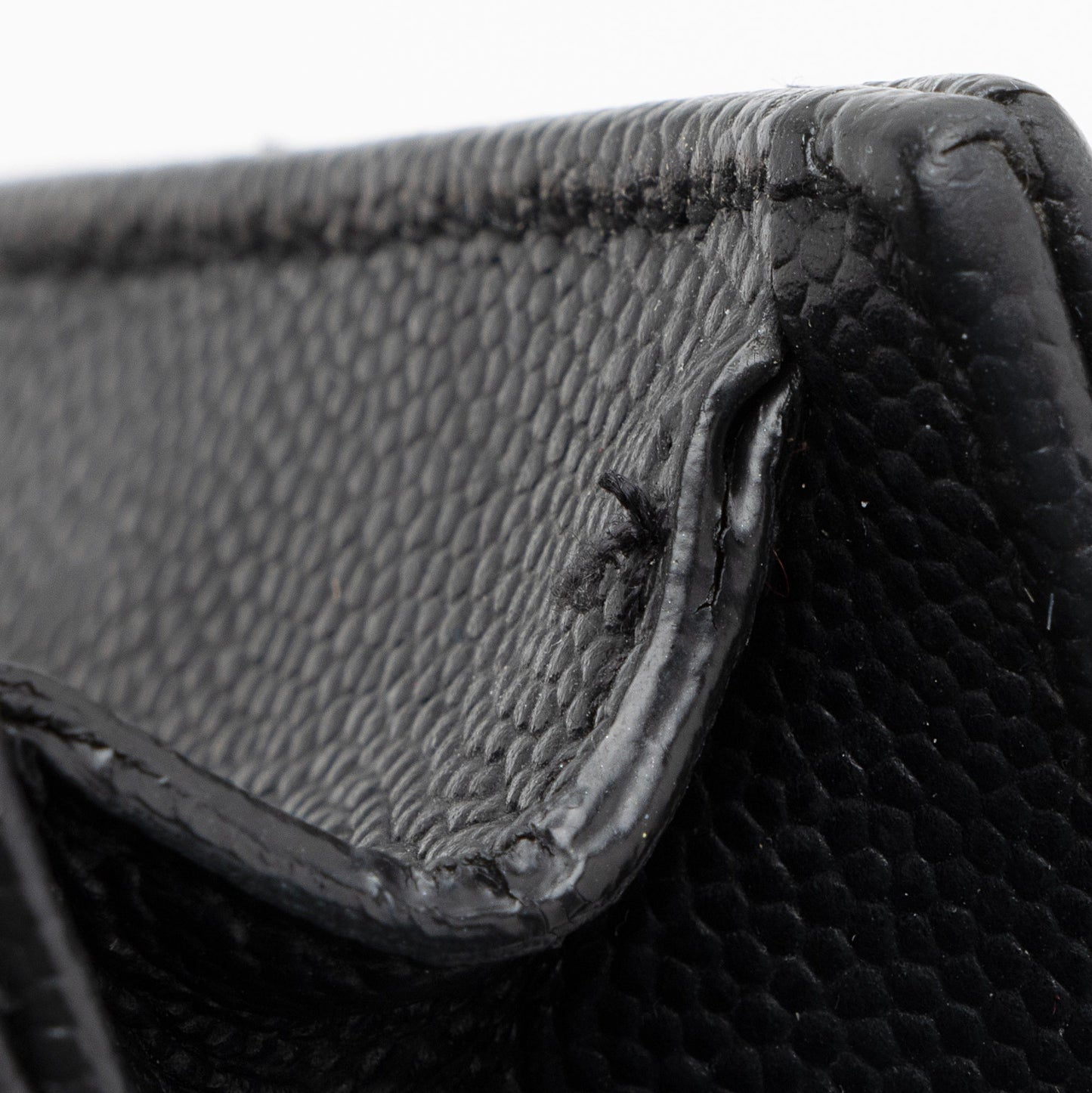 Saint Laurent Matelasse Grain de Poudre Monogram Envelope Chain Wallet 23410