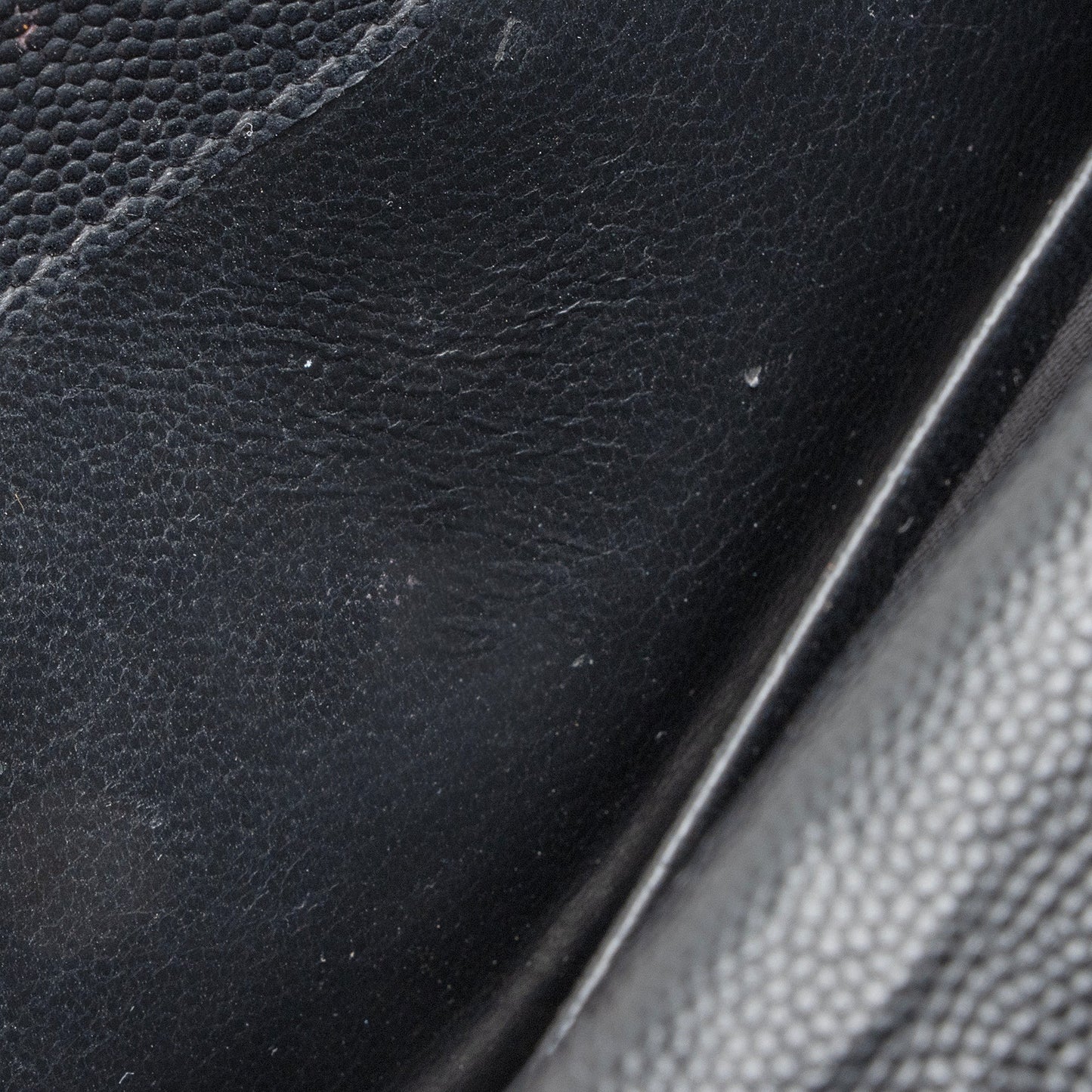 Saint Laurent Matelasse Grain de Poudre Monogram Envelope Chain Wallet 23410