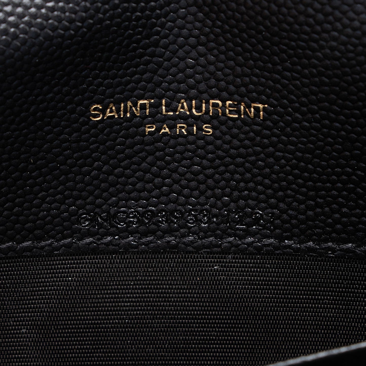 Saint Laurent Matelasse Grain de Poudre Monogram Envelope Chain Wallet qb9r0n