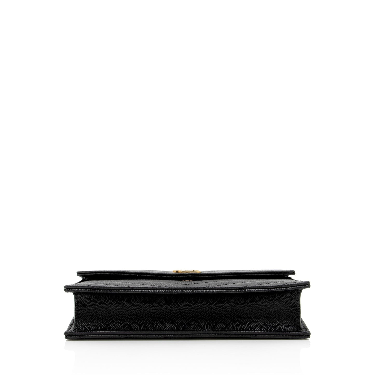 Saint Laurent Matelasse Grain de Poudre Monogram Envelope Chain Wallet bXElvR