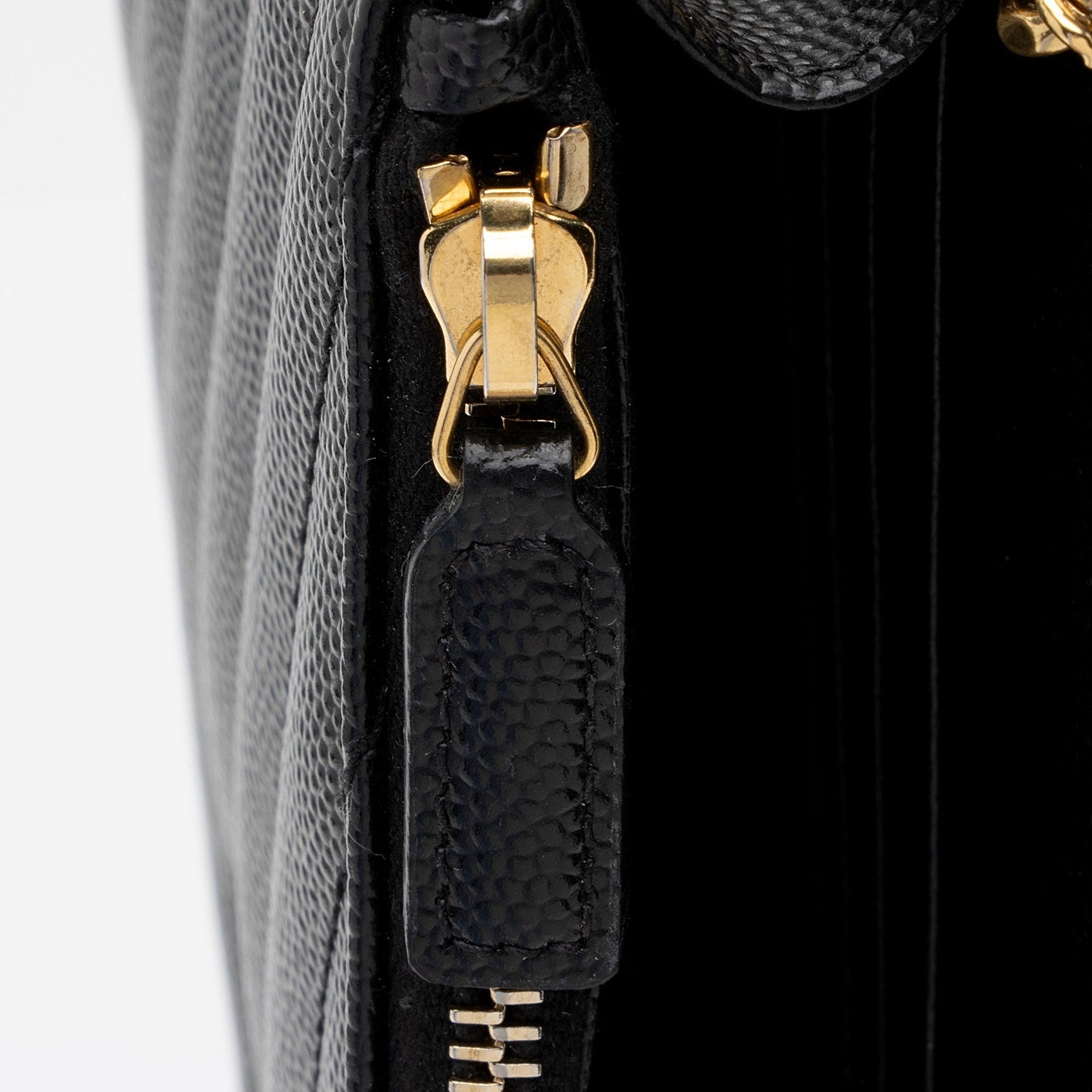 Saint Laurent Matelasse Grain de Poudre Monogram Envelope Chain Wallet bXElvR
