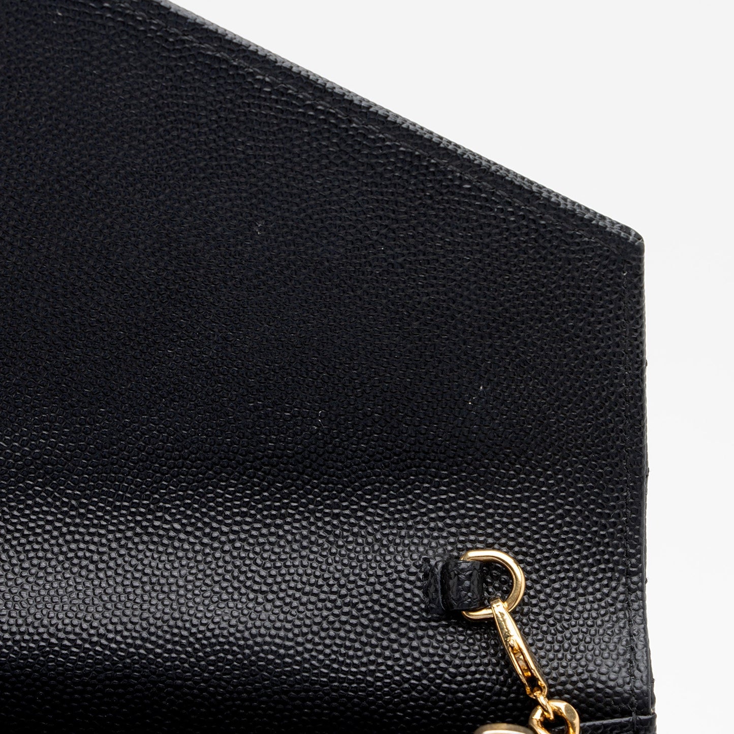 Saint Laurent Matelasse Grain de Poudre Monogram Envelope Chain Wallet bXElvR