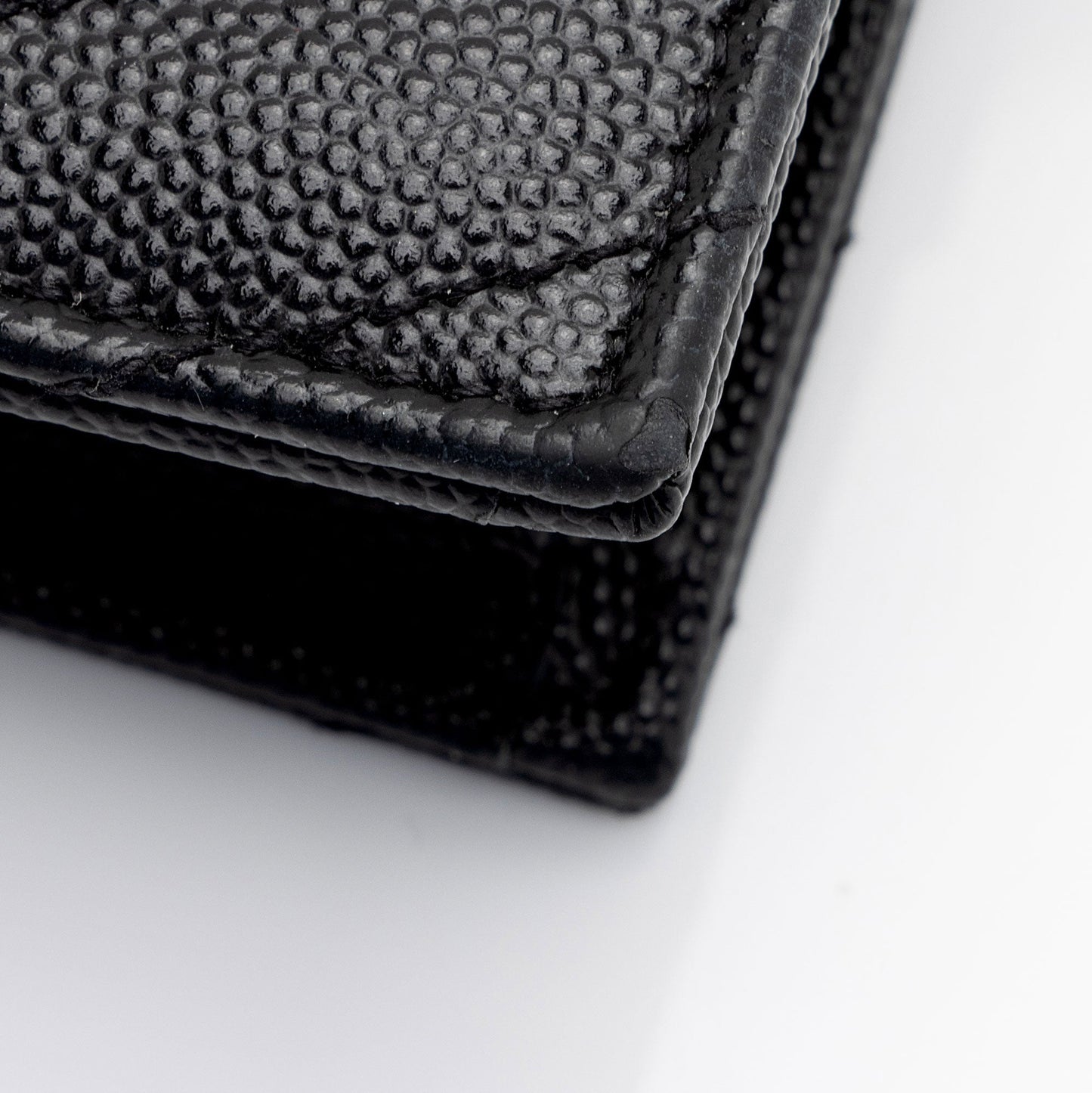 Saint Laurent Matelasse Grain de Poudre Monogram Envelope Chain Wallet bXElvR