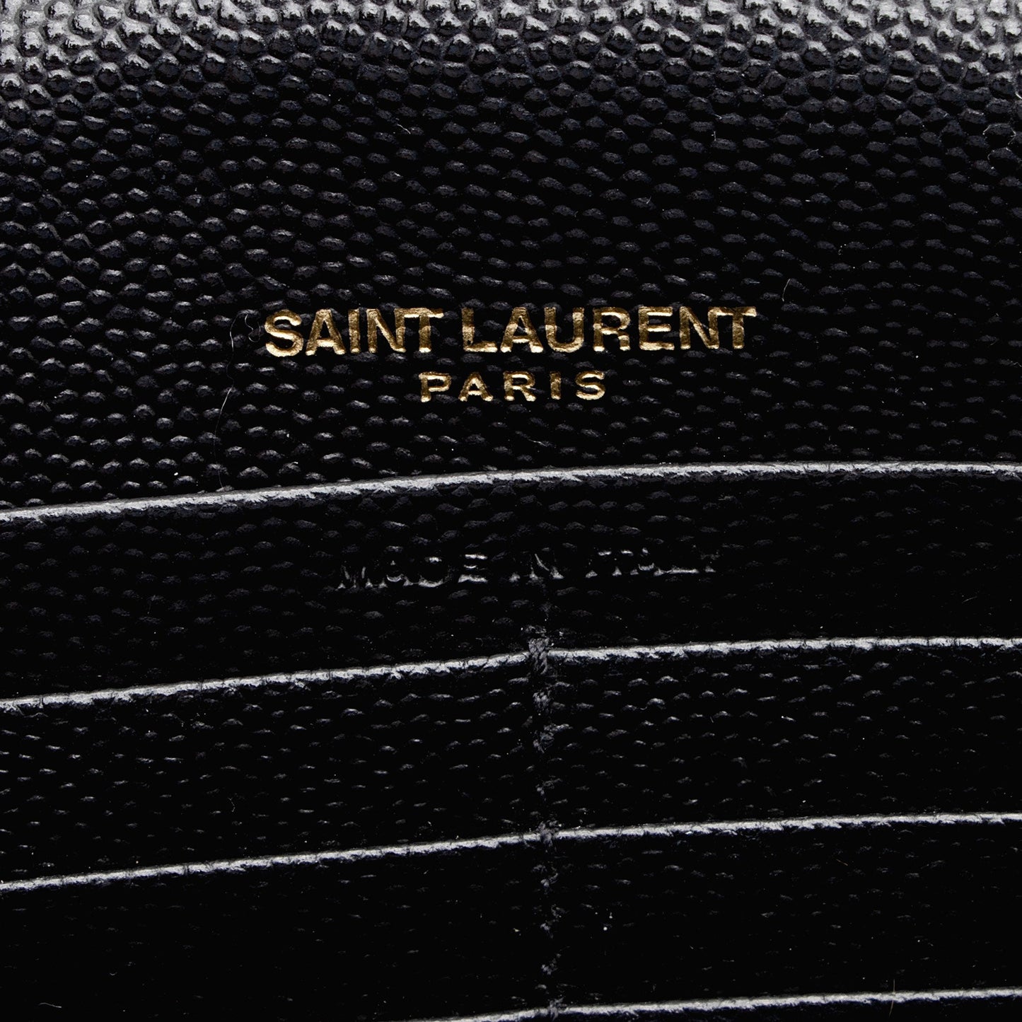Saint Laurent Matelasse Grain de Poudre Monogram Envelope Chain Wallet bXElvR