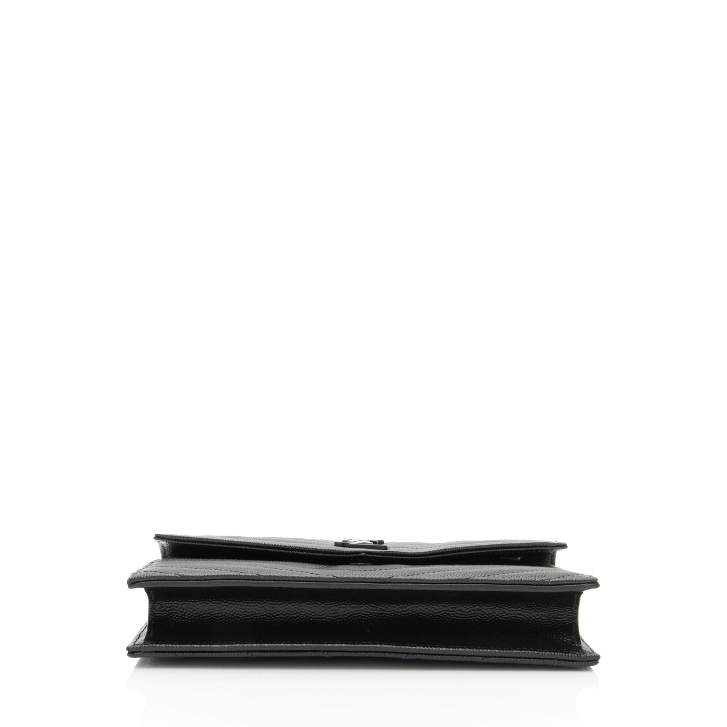 Saint Laurent Matelasse Grain de Poudre Monogram Envelope Chain Wallet HfJfIb