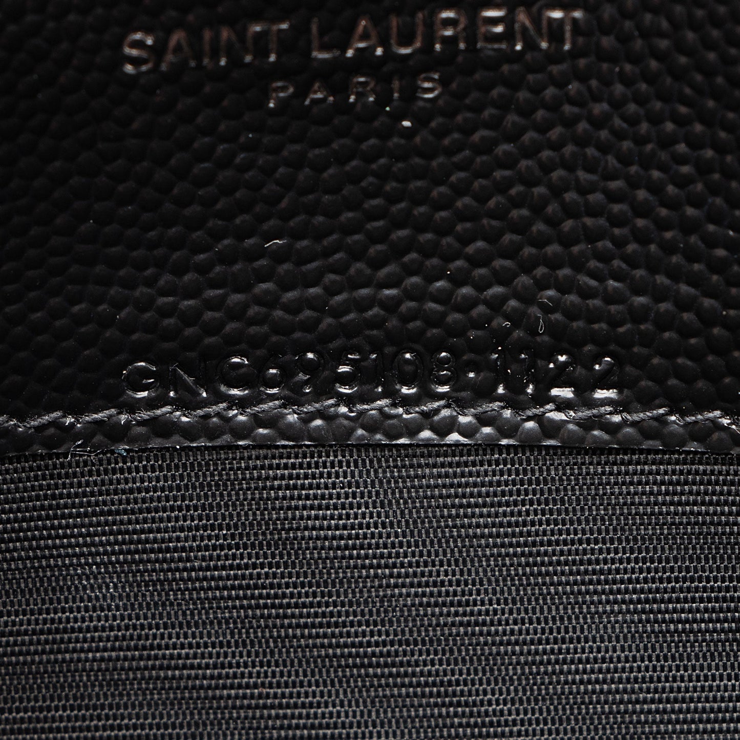 Saint Laurent Matelasse Grain de Poudre Monogram Envelope Chain Wallet HfJfIb