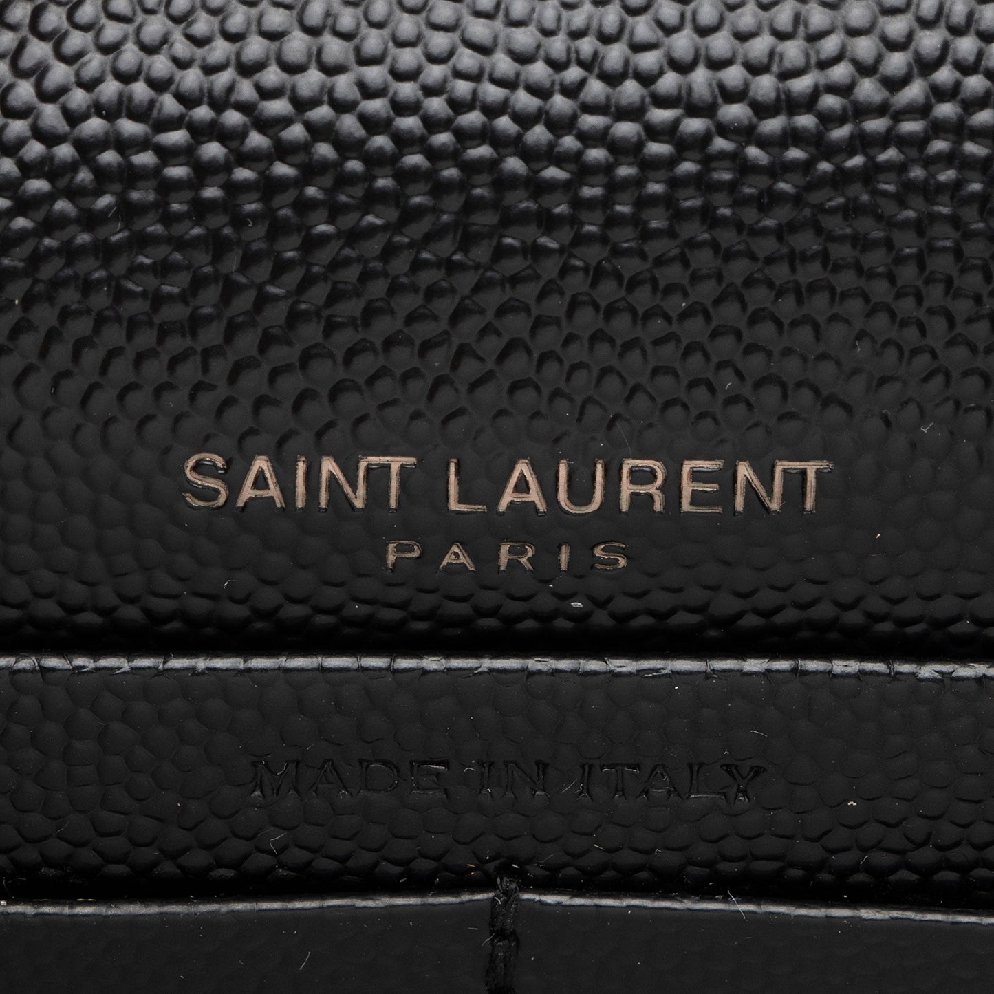 Saint Laurent Matelasse Grain de Poudre Monogram Envelope Chain Wallet HfJfIb