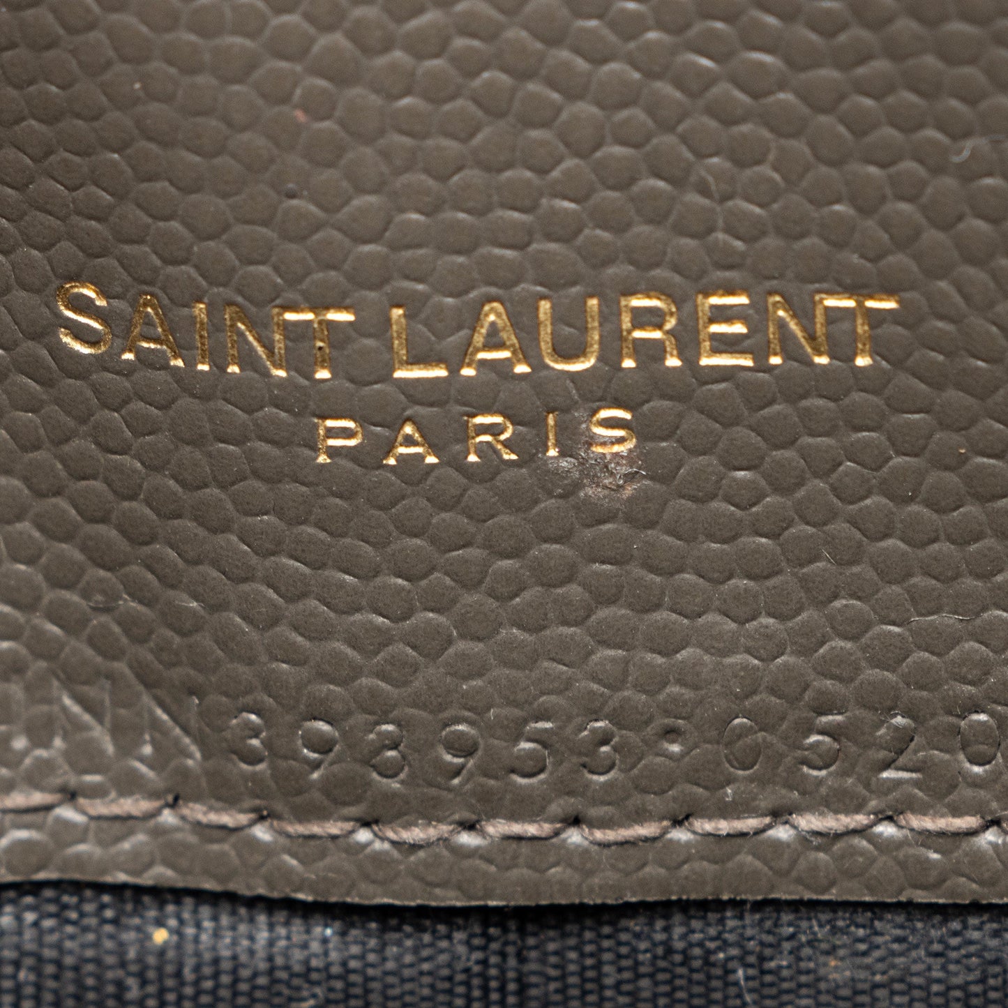 Saint Laurent Matelasse Grain de Poudre Monogram Envelope Chain Wallet LtbB65