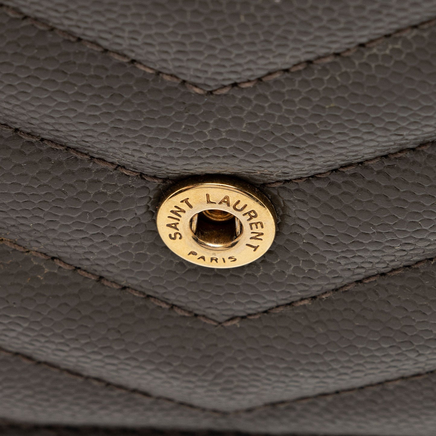 Saint Laurent Matelasse Grain de Poudre Monogram Envelope Chain Wallet LtbB65