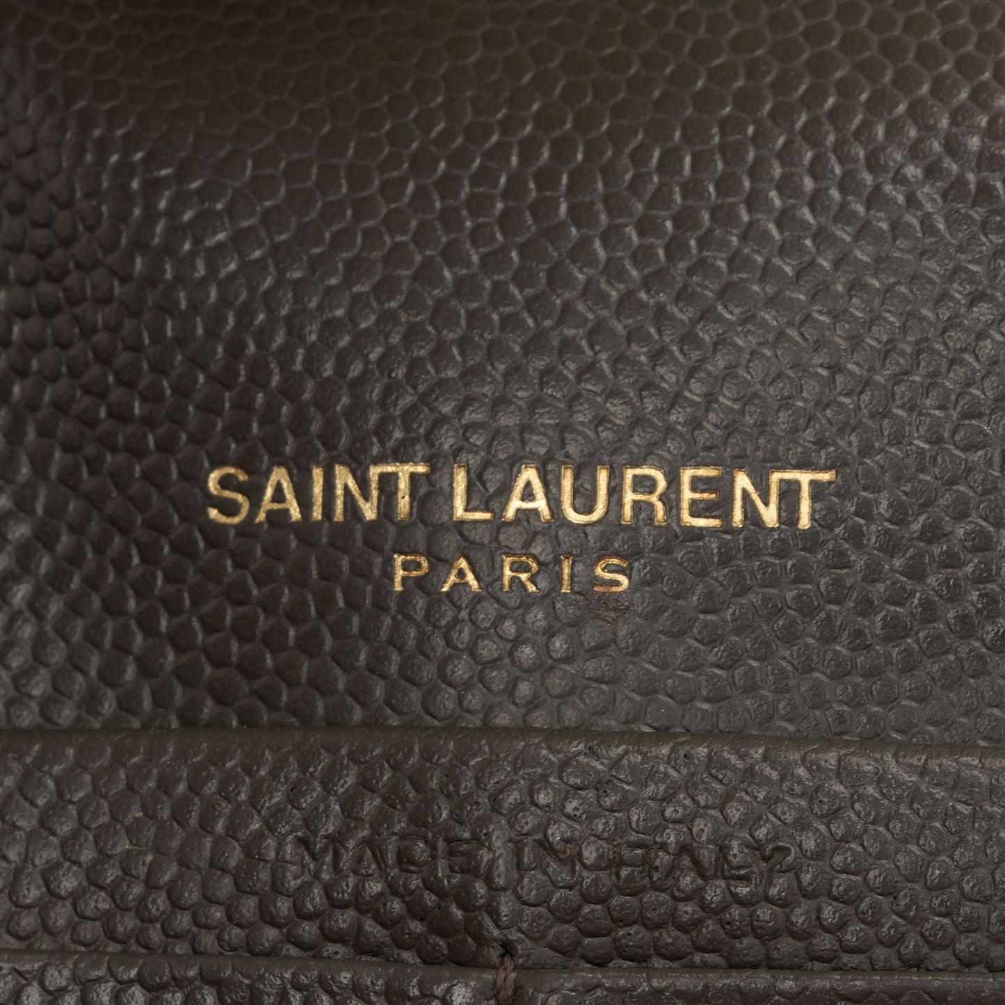 Saint Laurent Matelasse Grain de Poudre Monogram Envelope Chain Wallet LtbB65