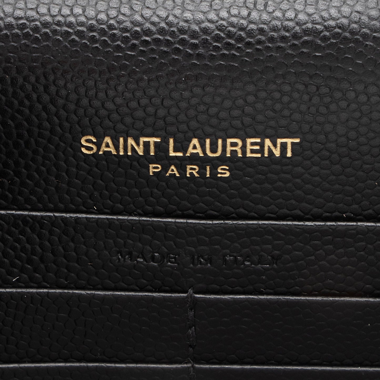 Saint Laurent Matelasse Grain de Poudre Monogram Envelope Chain Wallet 95fSun