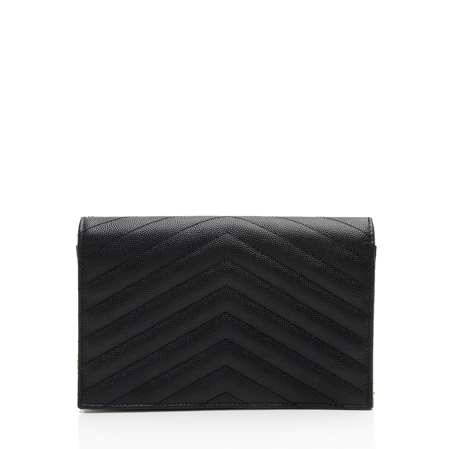 Saint Laurent Matelasse Grain de Poudre Monogram Envelope Chain Wallet DR4kKW