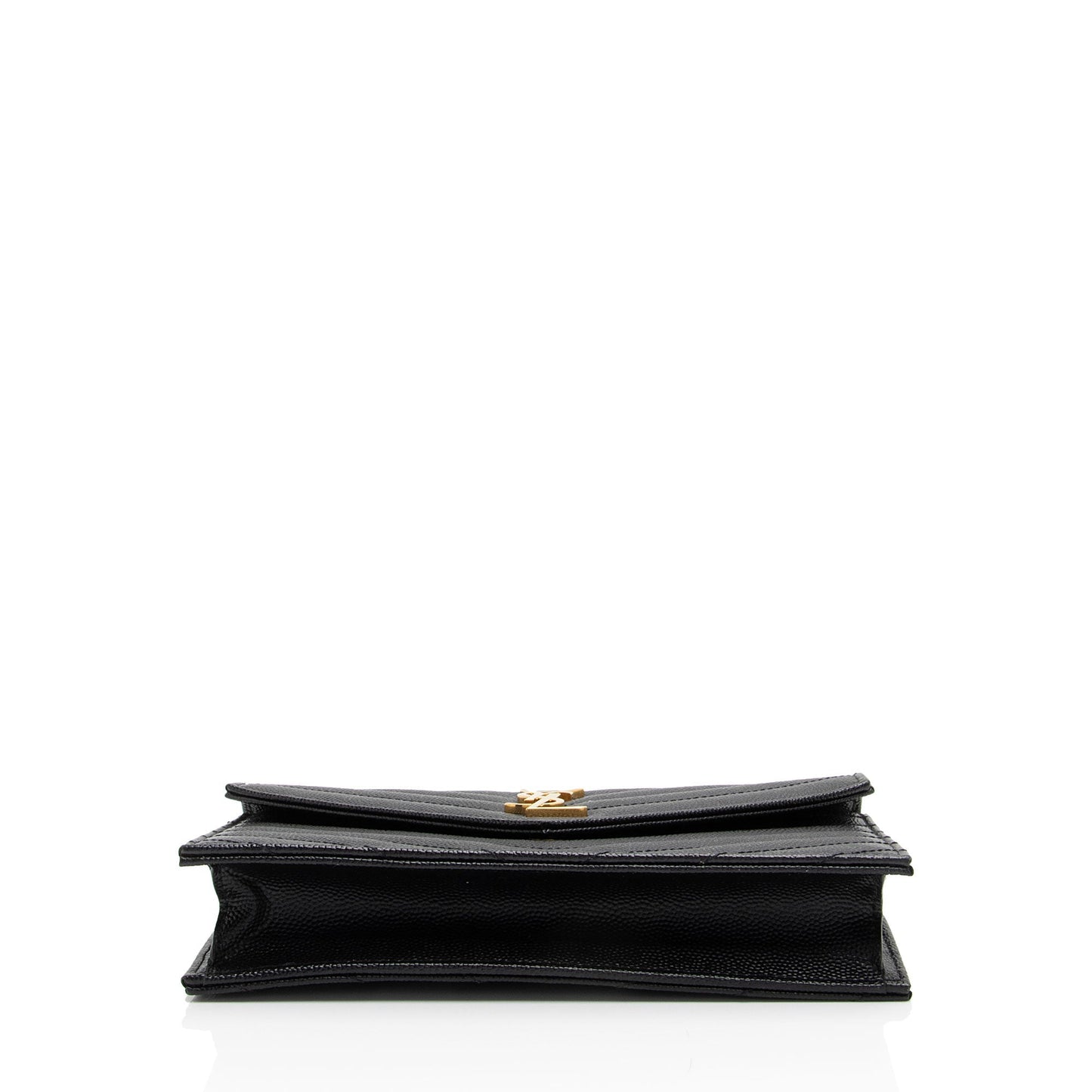 Saint Laurent Matelasse Grain de Poudre Monogram Envelope Chain Wallet DR4kKW