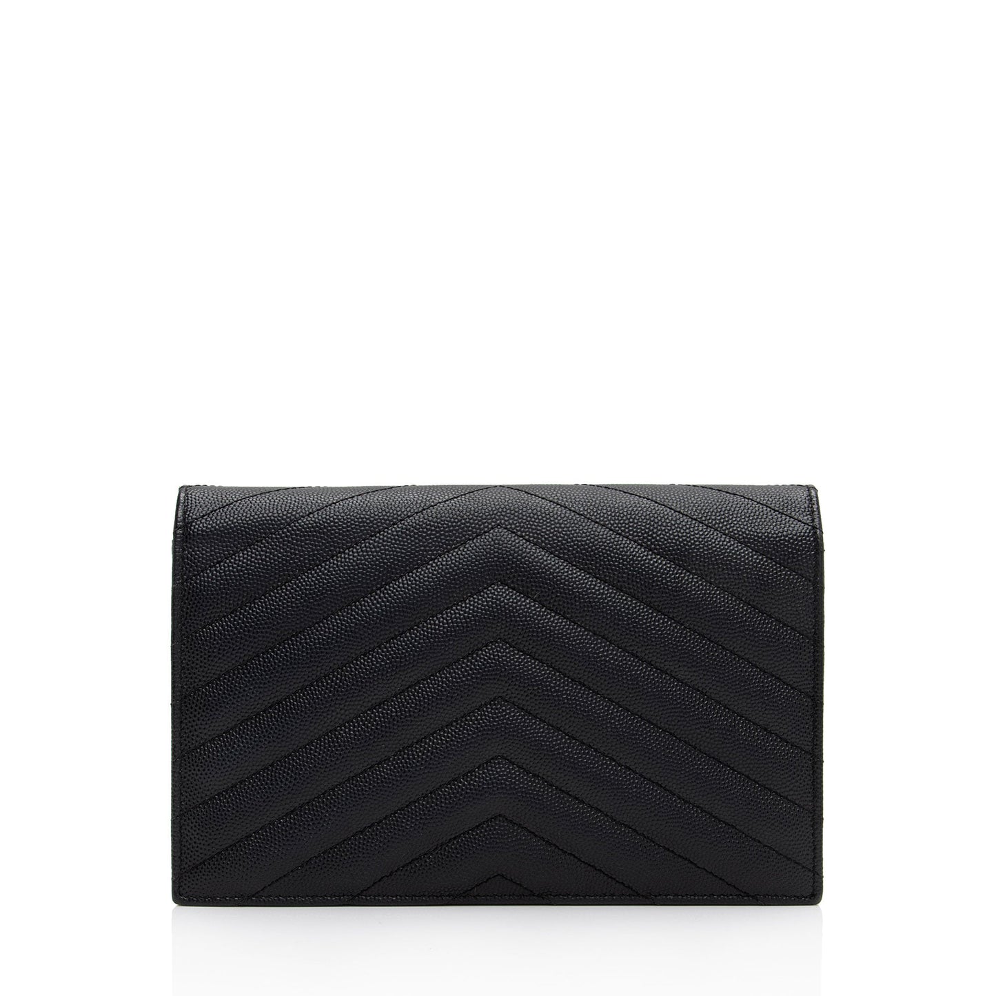 Saint Laurent Matelasse Grain de Poudre Monogram Envelope Chain Wallet zpgjlD
