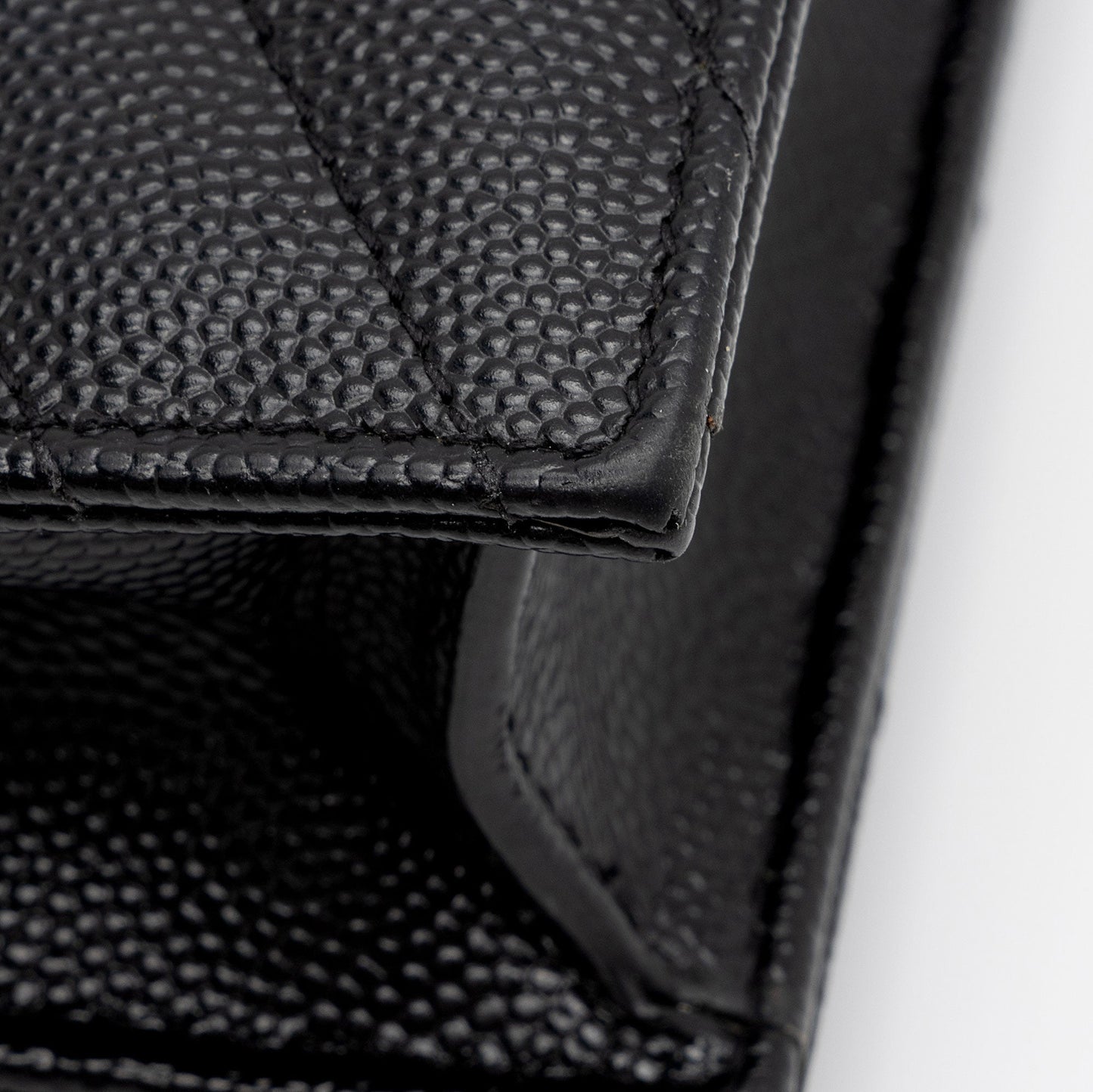 Saint Laurent Matelasse Grain de Poudre Monogram Envelope Chain Wallet zpgjlD
