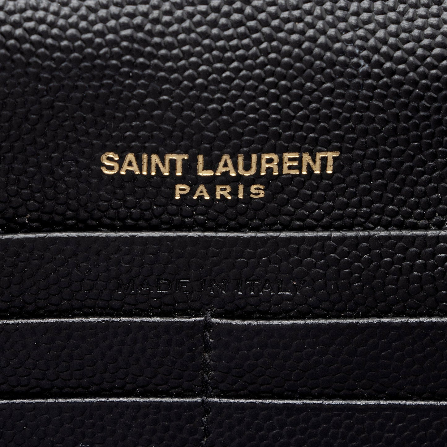 Saint Laurent Matelasse Grain de Poudre Monogram Envelope Chain Wallet zpgjlD