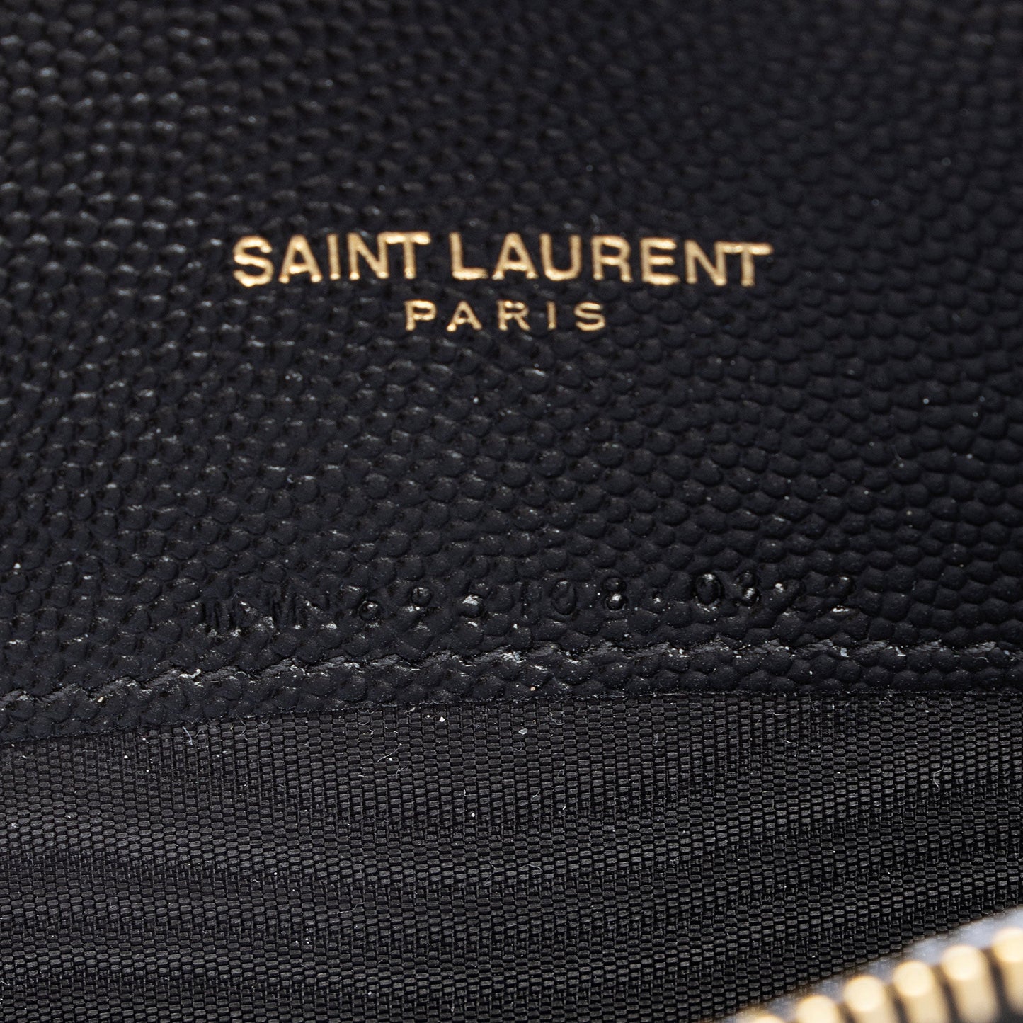 Saint Laurent Matelasse Grain de Poudre Monogram Envelope Chain Wallet EIiwQw
