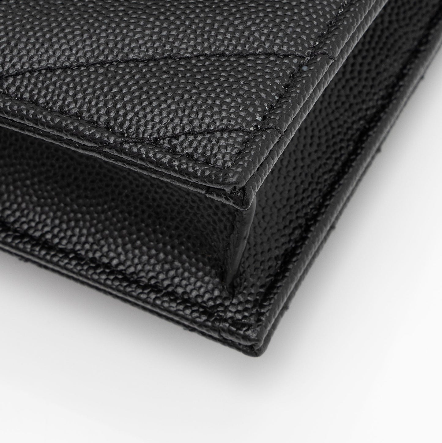 Saint Laurent Matelasse Grain de Poudre Monogram Envelope Chain Wallet EIiwQw