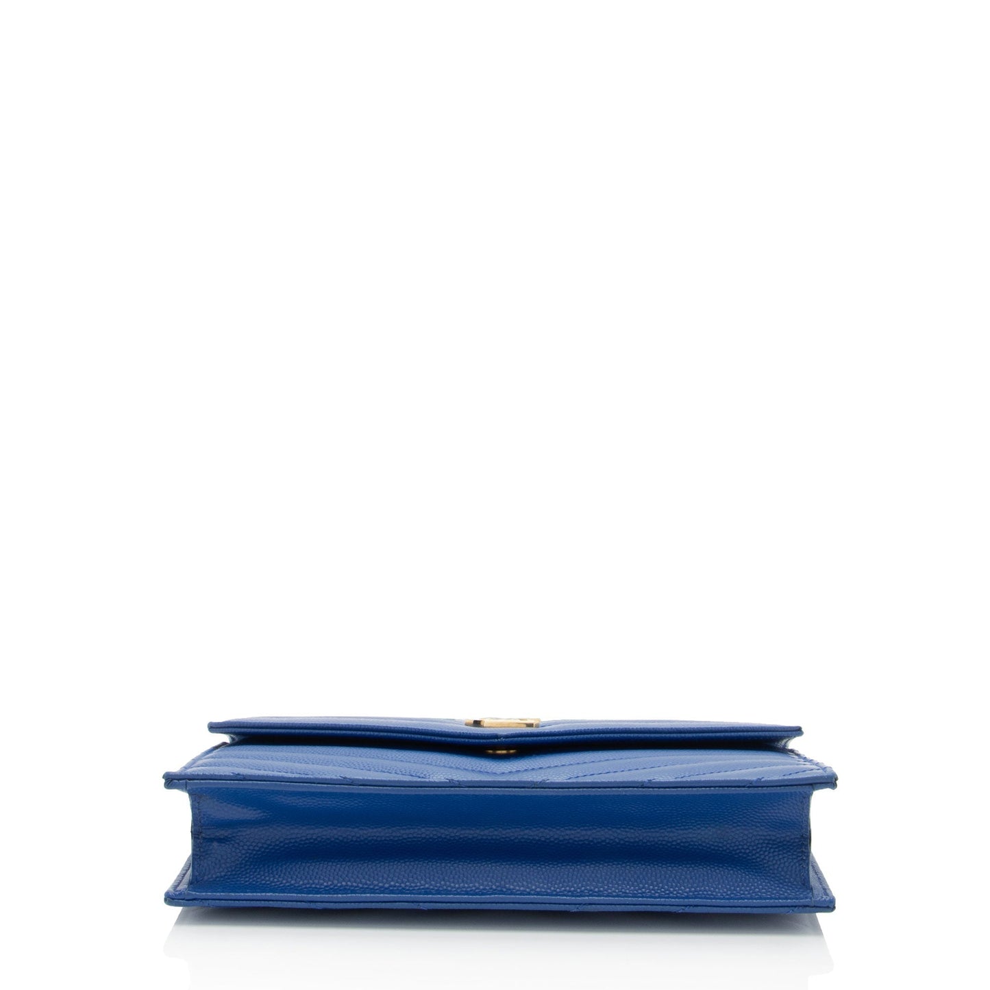 Saint Laurent Matelasse Grain de Poudre Monogram Envelope Chain Wallet 848BeC