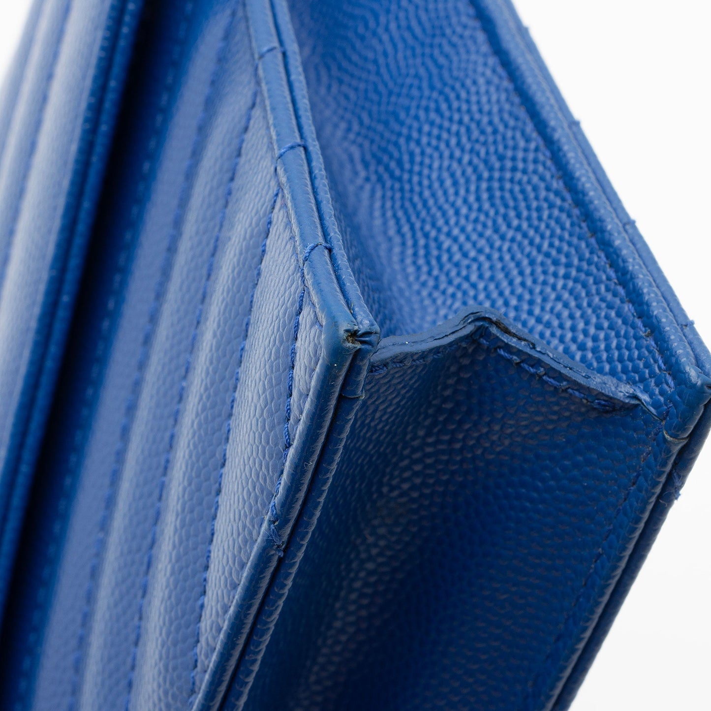 Saint Laurent Matelasse Grain de Poudre Monogram Envelope Chain Wallet 848BeC