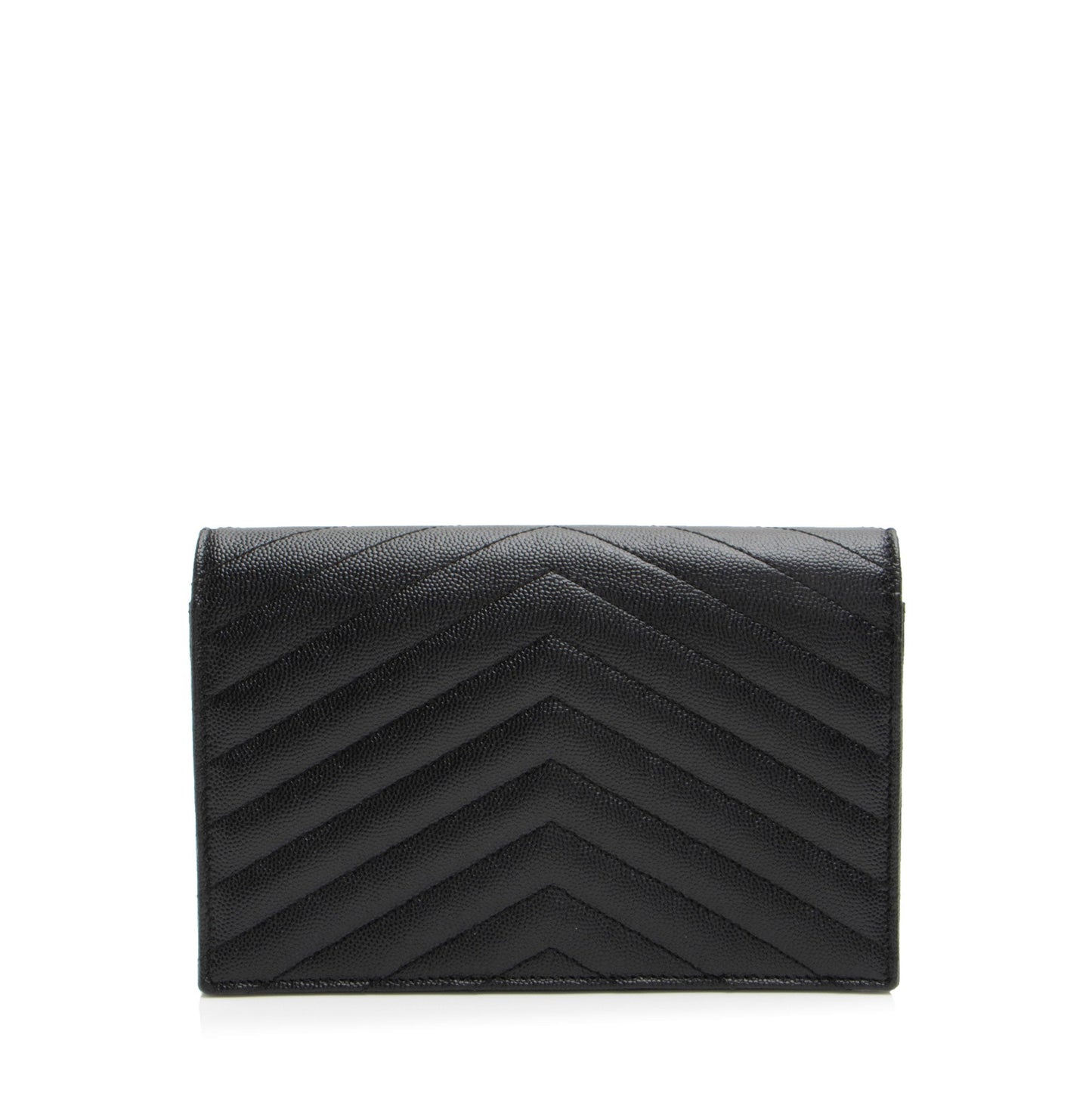 Saint Laurent Matelasse Grain de Poudre Monogram Envelope Chain Wallet xHzUT8