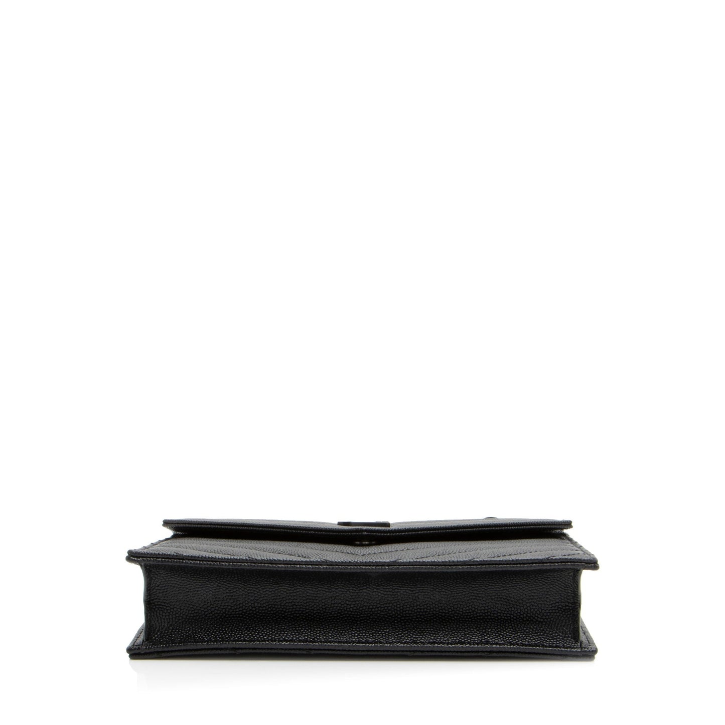 Saint Laurent Matelasse Grain de Poudre Monogram Envelope Chain Wallet xHzUT8