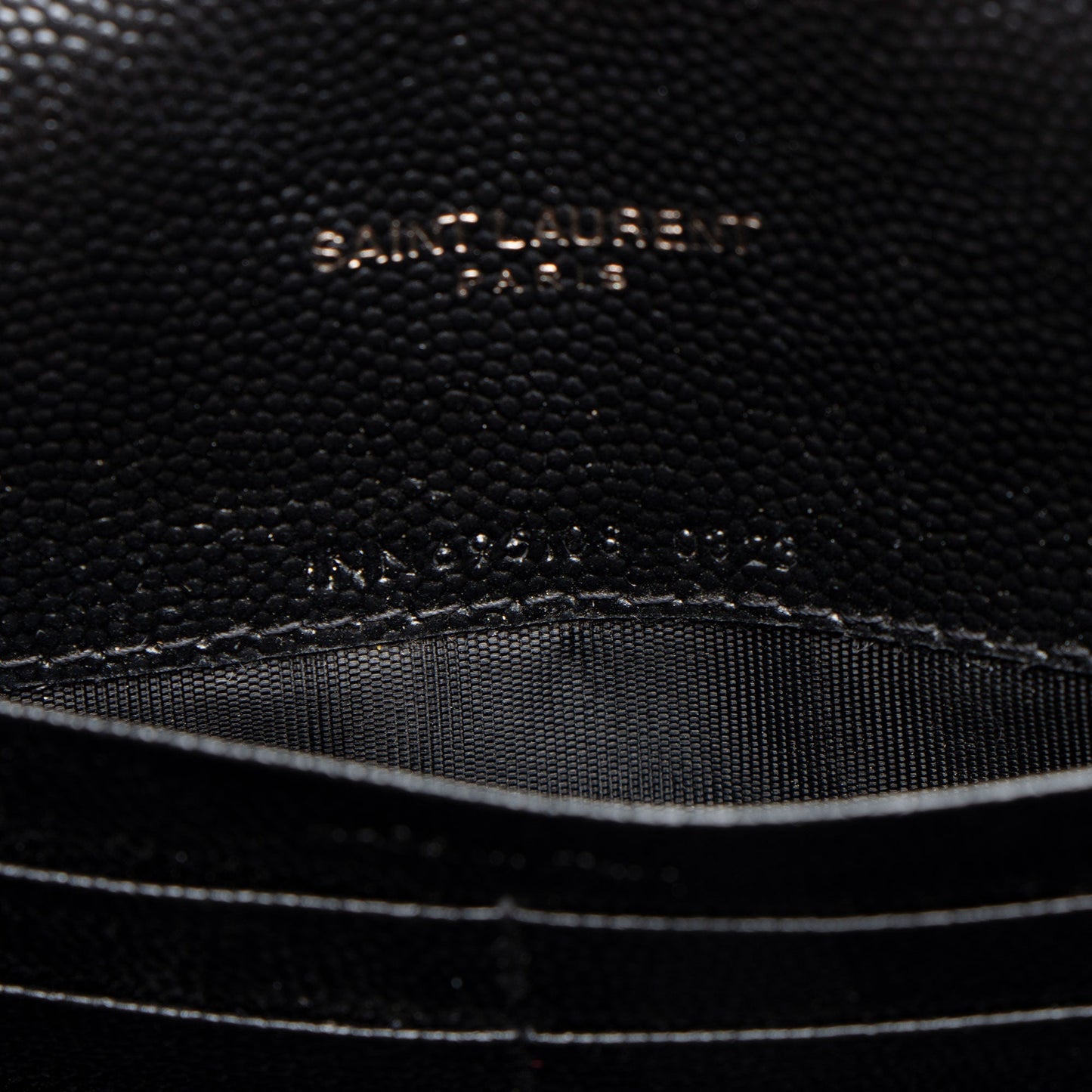 Saint Laurent Matelasse Grain de Poudre Monogram Envelope Chain Wallet xHzUT8