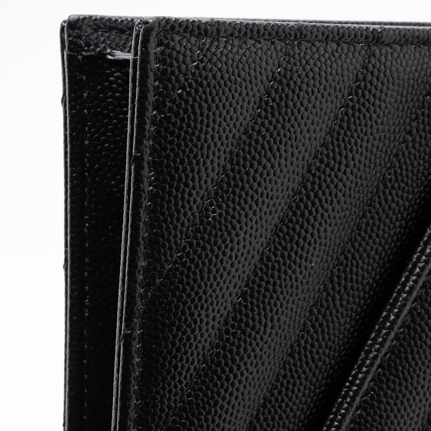 Saint Laurent Matelasse Grain de Poudre Monogram Envelope Chain Wallet igJITM