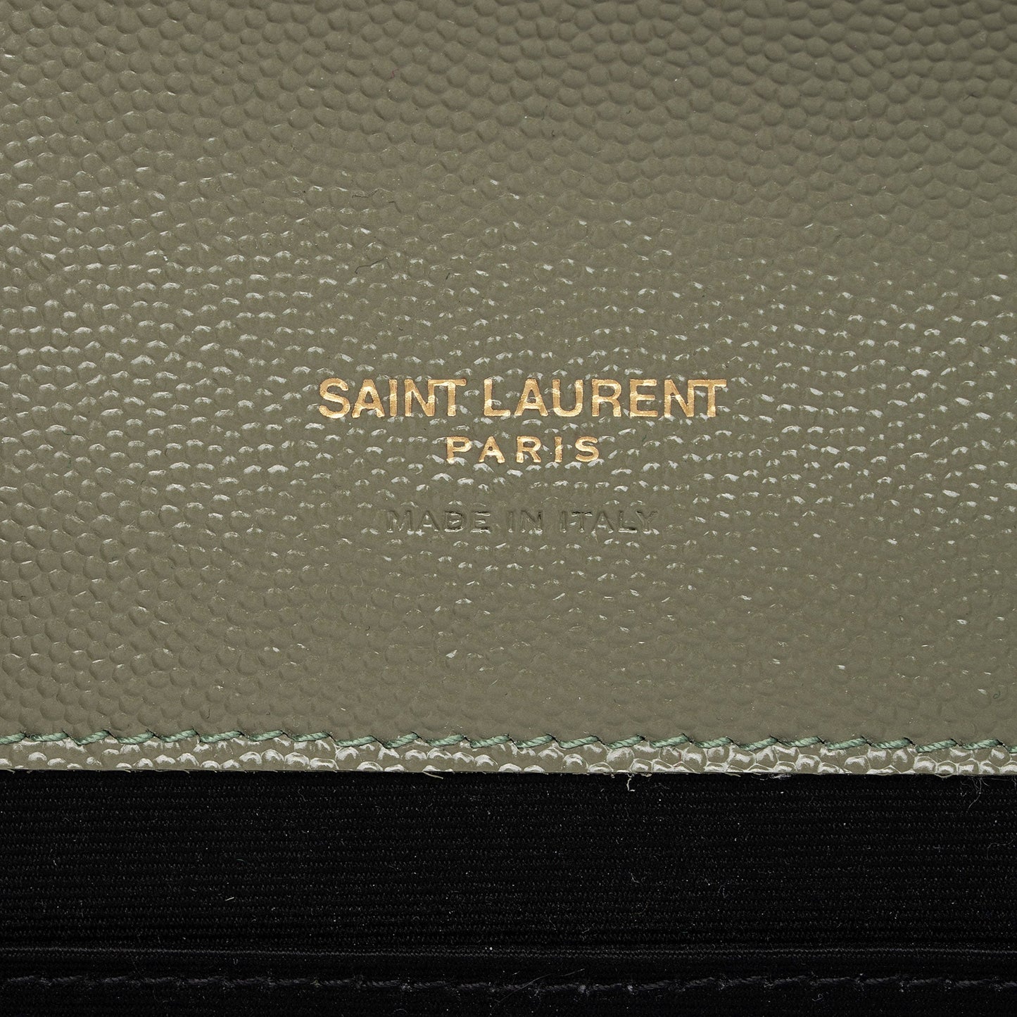 Saint Laurent Matelasse Grain de Poudre Monogram Envelope Pouch H63Wlo