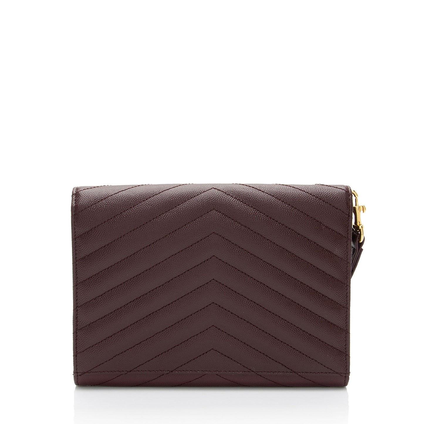 Saint Laurent Matelasse Grain de Poudre Monogram Envelope Pouch lz1cXR