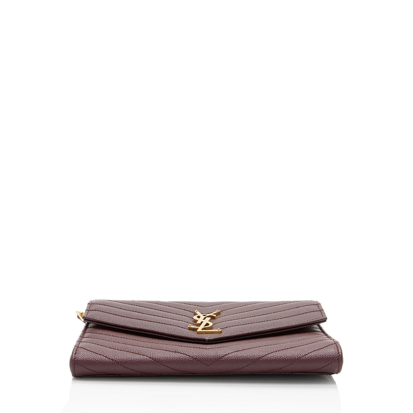 Saint Laurent Matelasse Grain de Poudre Monogram Envelope Pouch lz1cXR