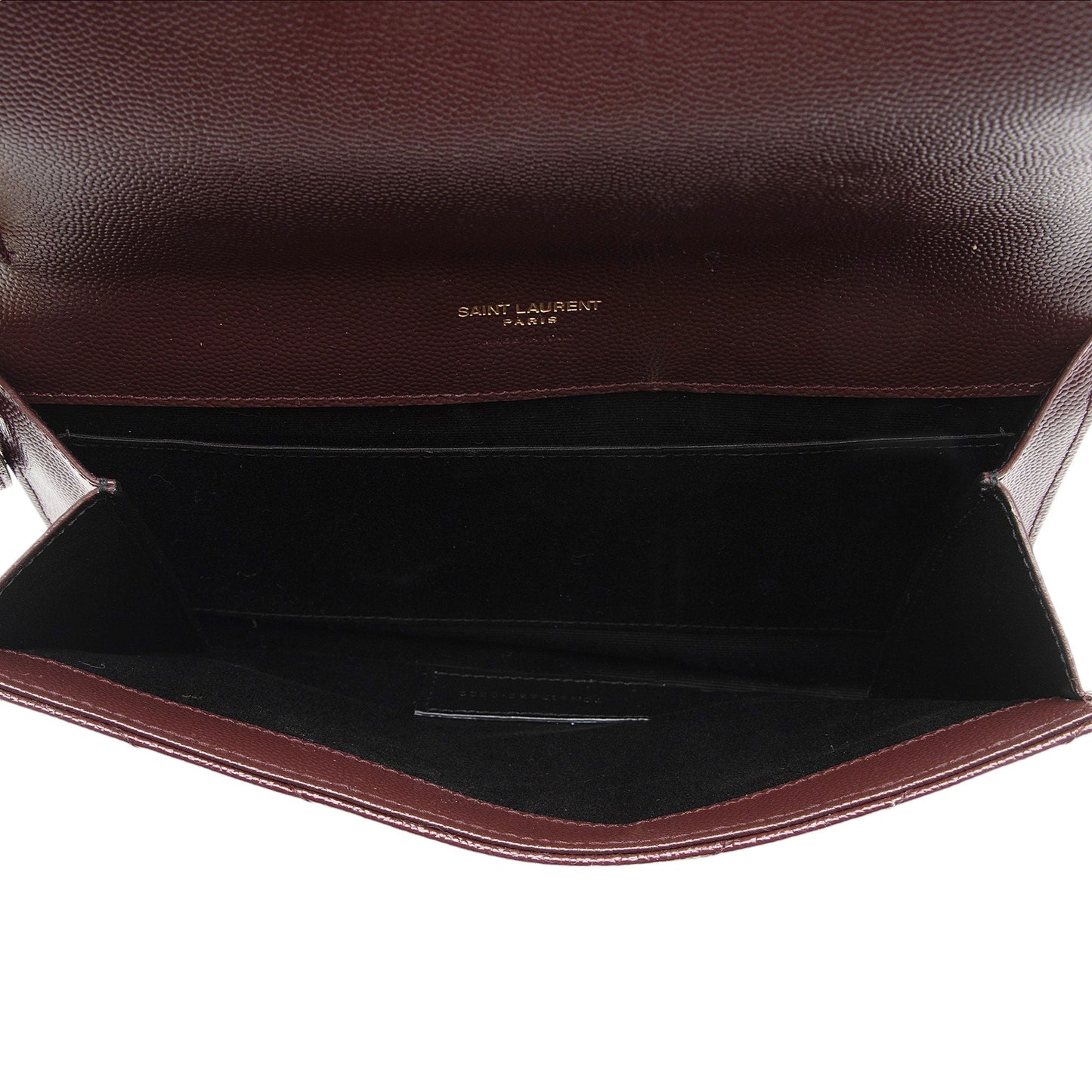 Saint Laurent Matelasse Grain de Poudre Monogram Envelope Pouch lz1cXR