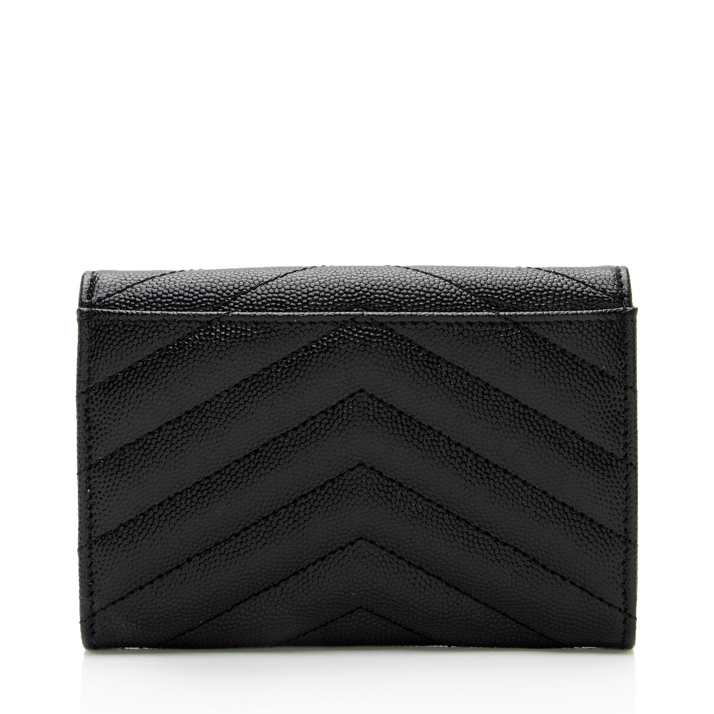 Saint Laurent Matelasse Grain de Poudre Monogram Envelope Small Wallet IW3B5H
