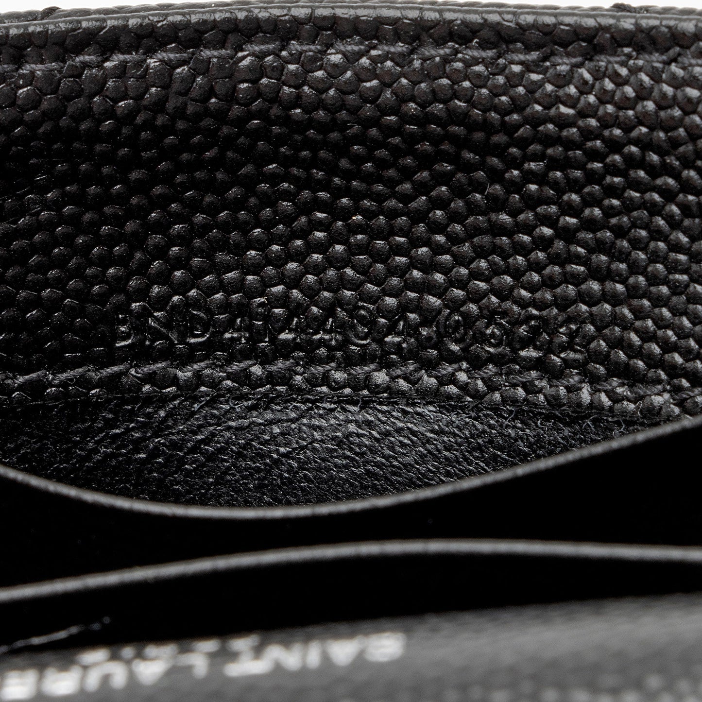 Saint Laurent Matelasse Grain de Poudre Monogram Envelope Small Wallet IW3B5H