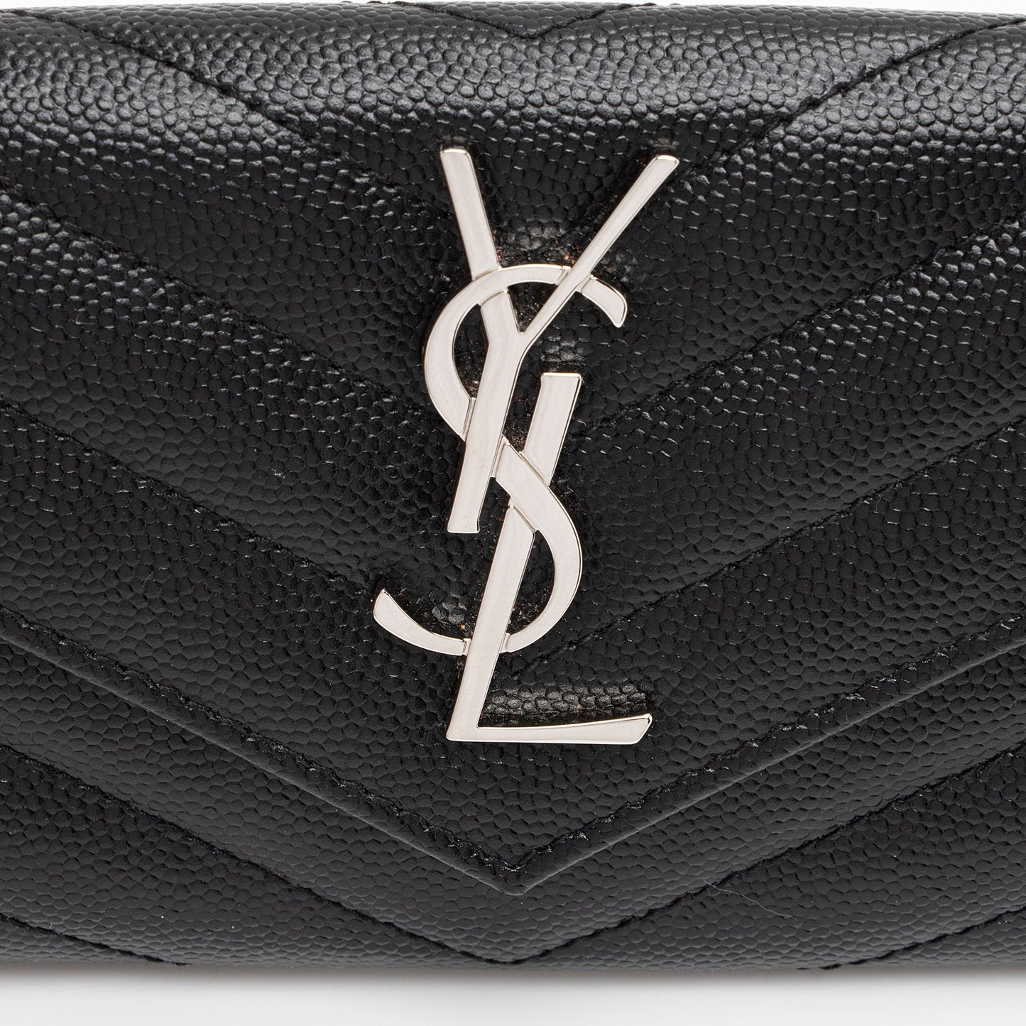 Saint Laurent Matelasse Grain de Poudre Monogram Envelope Small Wallet zEUzOS