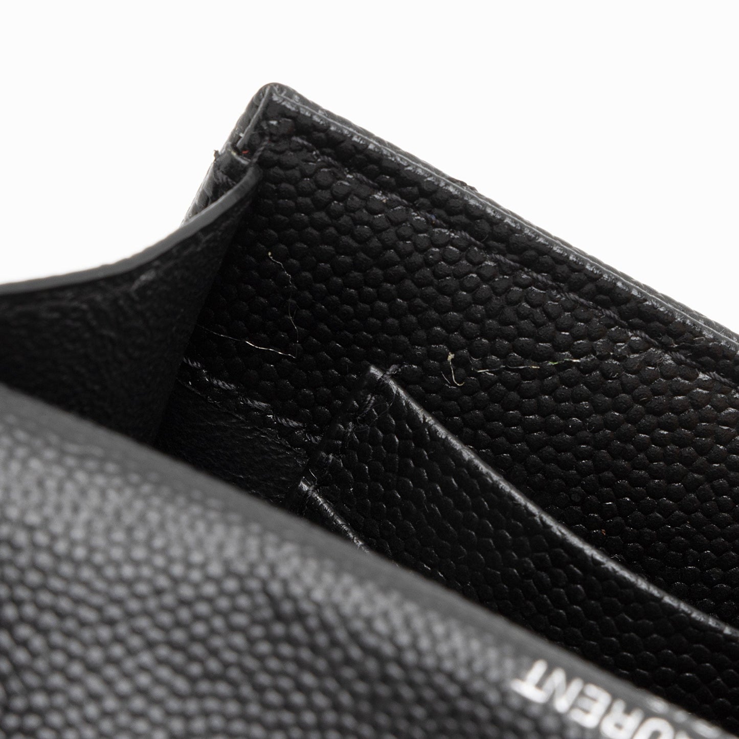 Saint Laurent Matelasse Grain de Poudre Monogram Envelope Small Wallet zEUzOS