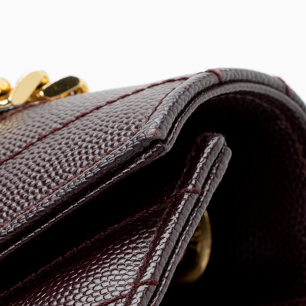 Saint Laurent Matelasse Grain de Poudre Monogram Large Shoulder Bag 18343