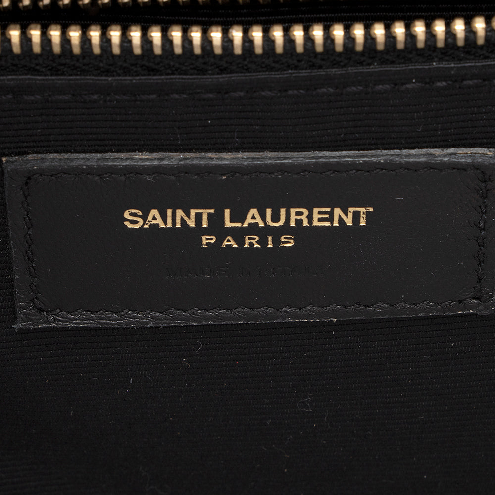 Saint Laurent Matelasse Grain de Poudre Monogram Large Shoulder Bag 21121