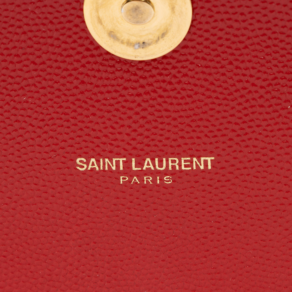 Saint Laurent Matelasse Grain de Poudre Monogram Large Shoulder Bag 21121