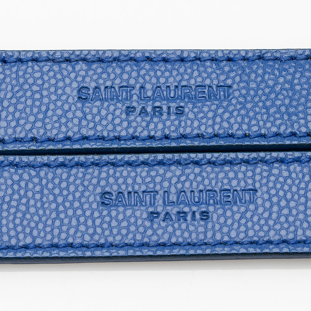 Saint Laurent Matelasse Grain de Poudre Monogram Large Shoulder Bag 21620